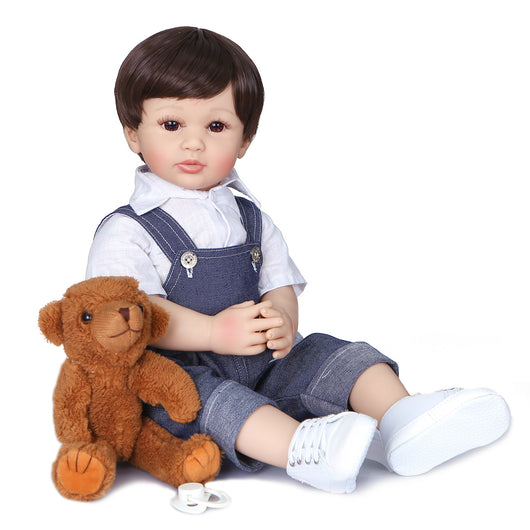 Muñeca Bebé Reborn Realista 60 cm - Niño con Detalles Auténticos - Image 3