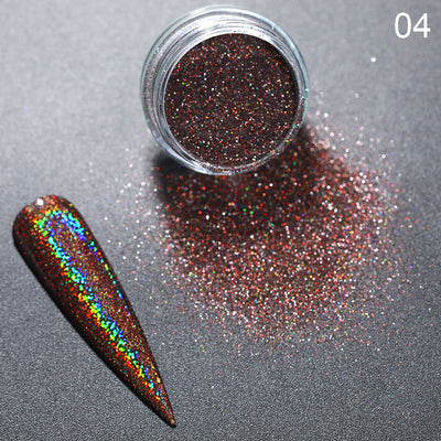 Polvo Espejo Symphony - Glitter Plateado para Uñas - Image 13