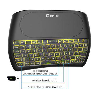 Teclado Inalámbrico Bluetooth D8 Mini Dual Mode con Retroiluminación RGB - Image 3