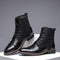 Botas Martin Casuales para Hombre con Forro Cálido y Corte Militar