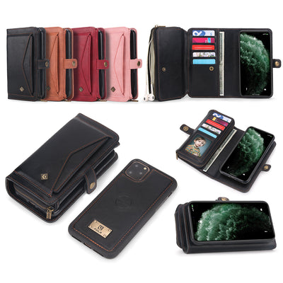 Cartera Magnética Tres Pliegues con Funda Compatible para Apple