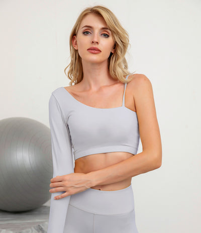 Camiseta Deportiva de Manga Larga Transpirable con Protector Pectoral - Image 4