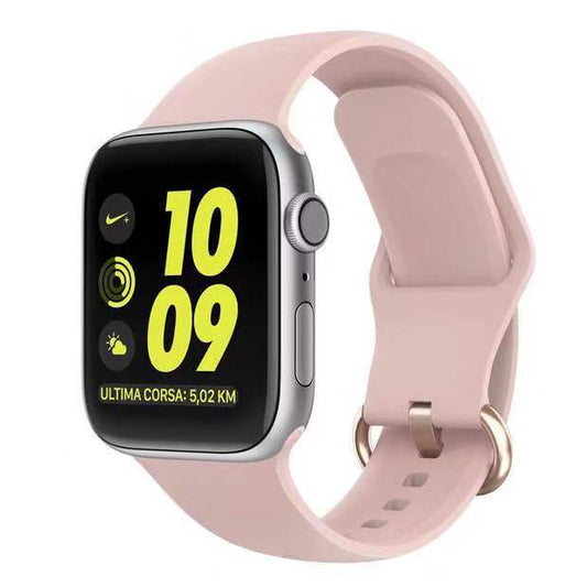 Correa Deportiva de Silicona Líquida - Pulsera Smartwatch Color Sólido - Image 2
