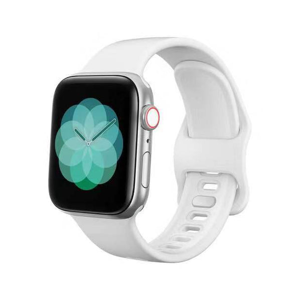 Correa Deportiva de Silicona Líquida - Pulsera Smartwatch Color Sólido - Image 8