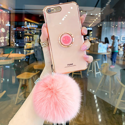 Funda para Celular con Bolas de Peluche - Otoño e Invierno - Image 5