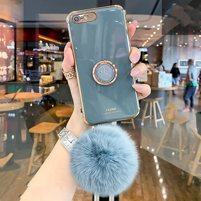 Funda para Celular con Bolas de Peluche - Otoño e Invierno - Image 2