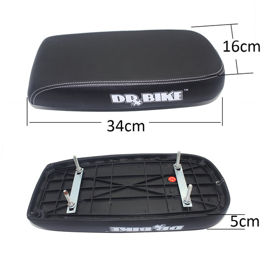 Asiento Trasero Acolchado para Bicicleta de Montaña con Reposapiés - Image 7