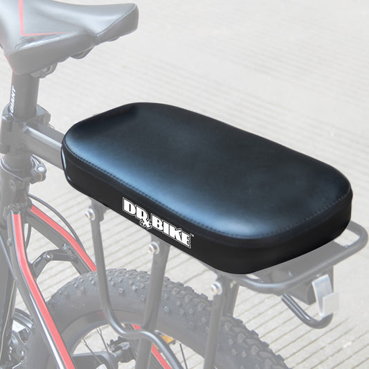 Asiento Trasero Acolchado para Bicicleta de Montaña con Reposapiés