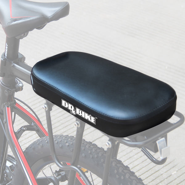Asiento Trasero Acolchado para Bicicleta de Montaña con Reposapiés