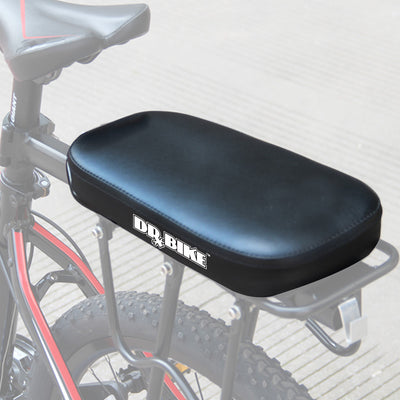 Asiento Trasero Acolchado para Bicicleta de Montaña con Reposapiés