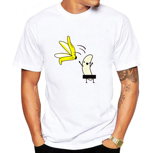 Playera Personalizada con Estampado de Cáscara de Plátano