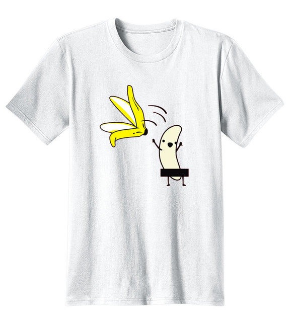 Playera Personalizada con Estampado de Cáscara de Plátano