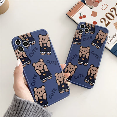 Funda para Celular con Diseño de Osito Adorable