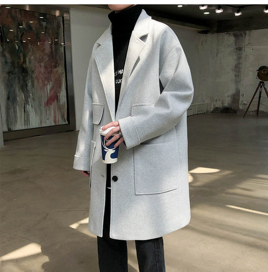 Abrigo de Lana Grueso Casual para Invierno - Image 17