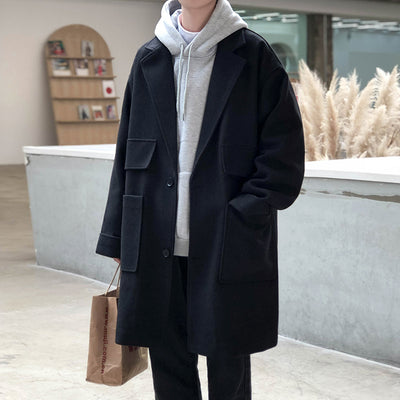 Abrigo de Lana Grueso Casual para Invierno - Image 18