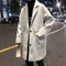 Abrigo de Lana Grueso Casual para Invierno