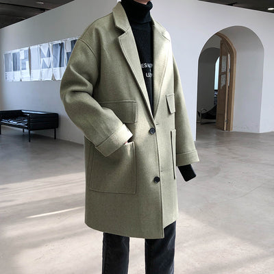Abrigo de Lana Grueso Casual para Invierno - Image 9