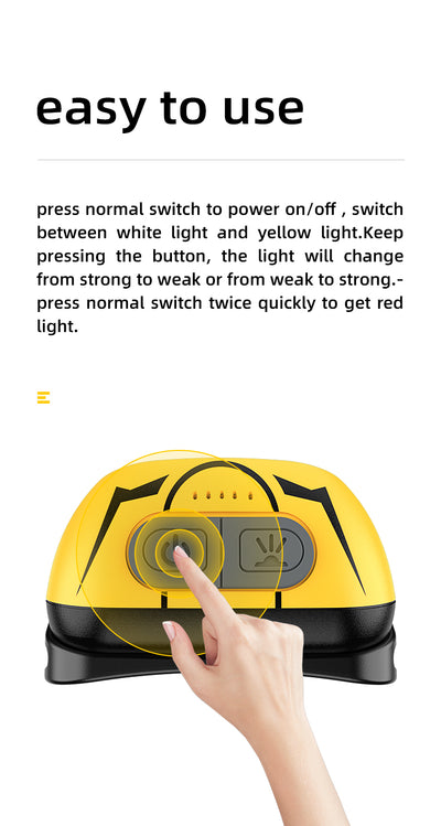 Linterna Frontal LED de Alta Potencia con Sensor de Movimiento para Pesca Nocturna - Image 10