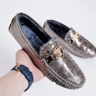 Zapatos Casuales Talla Grande para Hombre con Forro de Terciopelo - Image 13
