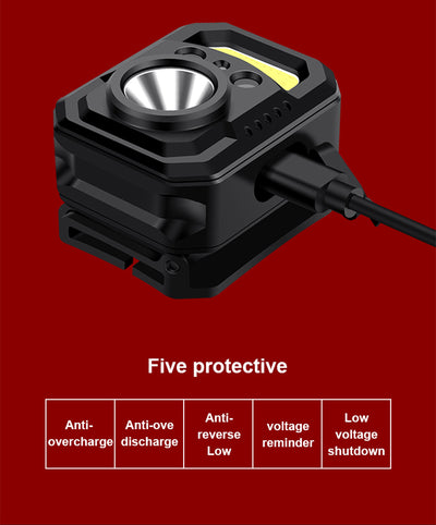 Lámpara Frontal de Inducción Multifunción con Carga Inalámbrica - Image 10