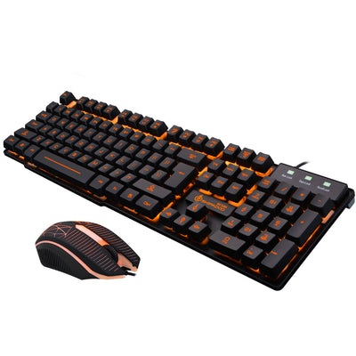 Teclado Mecánico Gaming con Panel Luminoso USB y Ratón Incluido - Image 7