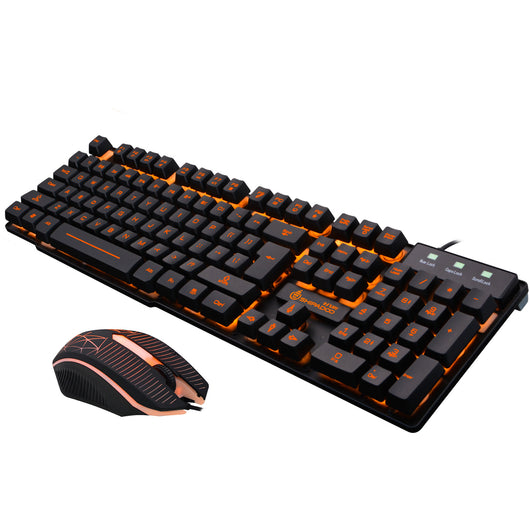 Teclado Mecánico Gaming con Panel Luminoso USB y Ratón Incluido - Image 7