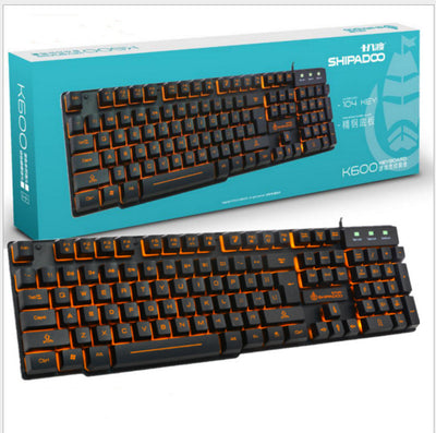Teclado Mecánico Gaming con Panel Luminoso USB y Ratón Incluido - Image 6