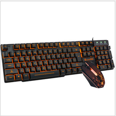Teclado Mecánico Gaming con Panel Luminoso USB y Ratón Incluido - Image 5