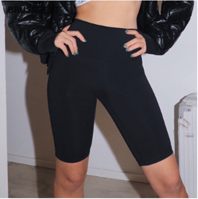 Shorts Biker Cortos de Algodón Cintura Alta Elástica - Image 10
