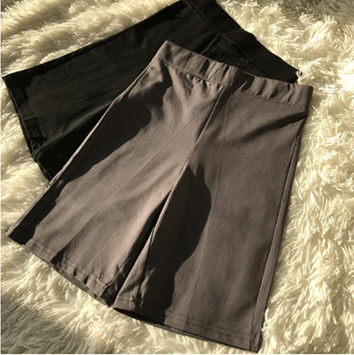 Shorts Biker Cortos de Algodón Cintura Alta Elástica - Image 12