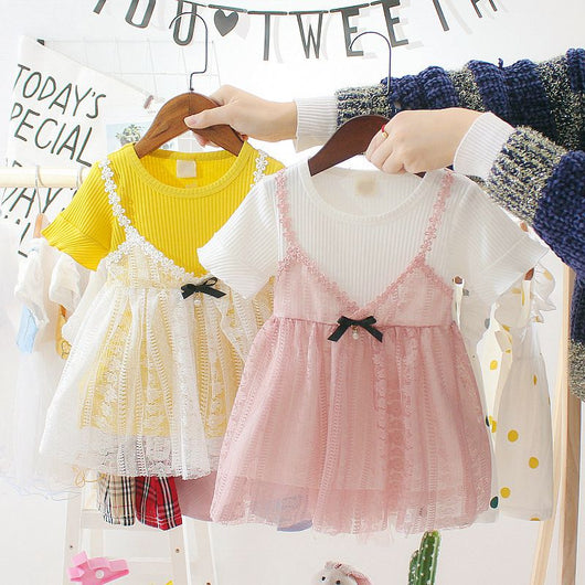 Vestido Princesa Infantil de Verano Estilo Extranjero - Image 3