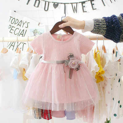 Vestido Princesa Infantil de Verano Estilo Extranjero