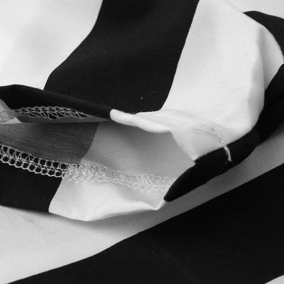Camisa Slim Fit Rayas Bloques de Color Manga Corta para Hombre - Image 14