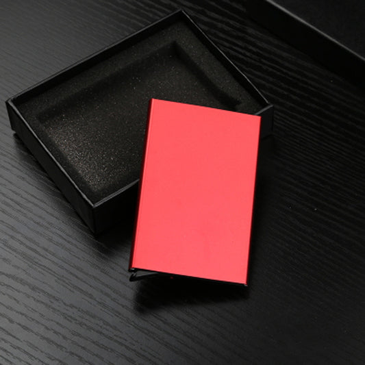 Cartera de Aluminio RFID con Protección Antimagnética y Antirrobo