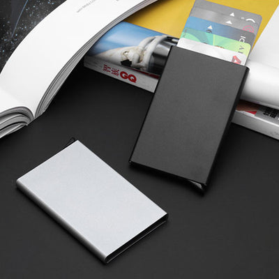 Cartera de Aluminio RFID con Protección Antimagnética y Antirrobo - Image 3