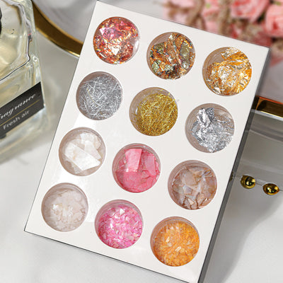 Accesorios de Nail Art: Láminas de Oro, Plata y Efectos Metalizados - Image 4