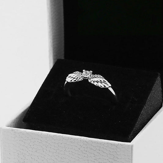 Anillo de Alas de Ángel en Plata Esterlina S925 - Image 2