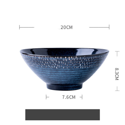 Tazón de Cerámica para Ramen Diseño Estrellado Grande - Image 13