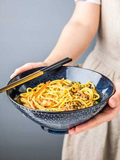 Tazón de Cerámica para Ramen Diseño Estrellado Grande - Image 11