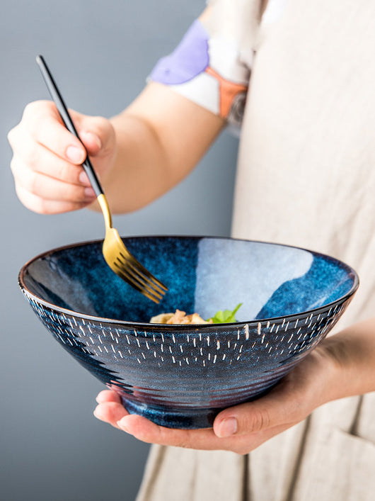 Tazón de Cerámica para Ramen Diseño Estrellado Grande - Image 3