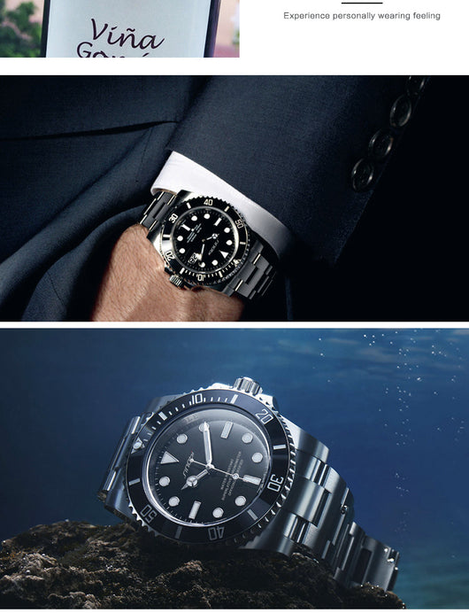 Reloj de Acero Inoxidable para Hombre con Esfera Luminosa y Resistencia al Agua - Image 9