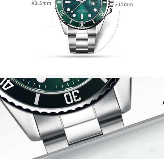 Reloj de Acero Inoxidable para Hombre con Esfera Luminosa y Resistencia al Agua - Image 14