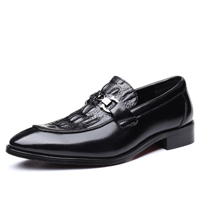 Zapatos de Cuero Elegantes con Punta Afilada - Estilo Británico para Hombre - Image 3