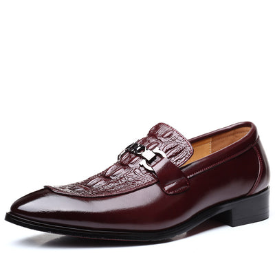 Zapatos de Cuero Elegantes con Punta Afilada - Estilo Británico para Hombre - Image 6
