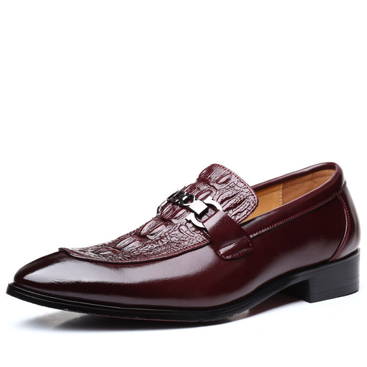 Zapatos de Cuero Elegantes con Punta Afilada - Estilo Británico para Hombre - Image 6