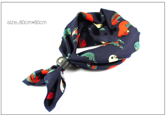 Pañuelo Cuadrado Grande Retro Unisex - Image 6