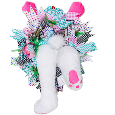 Corona Decorativa de Pascua con Conejito Adorable sin Rostro - Image 12