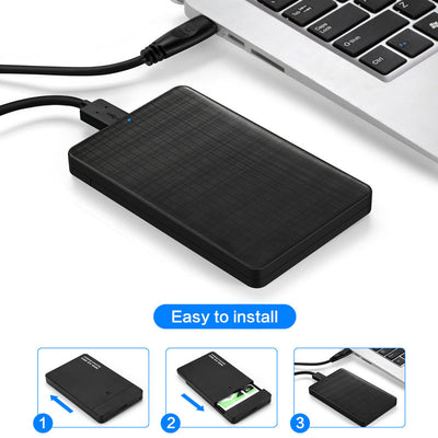 Caja Externa USB 3.0 para Disco Duro Móvil Diseño Profesional Patrón Geométrico - Image 8