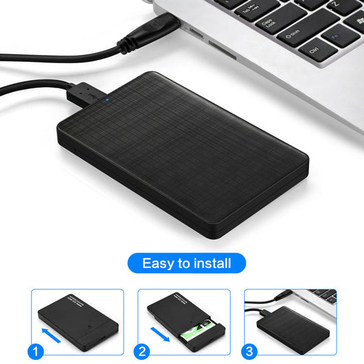 Caja Externa USB 3.0 para Disco Duro Móvil Diseño Profesional Patrón Geométrico - Image 8
