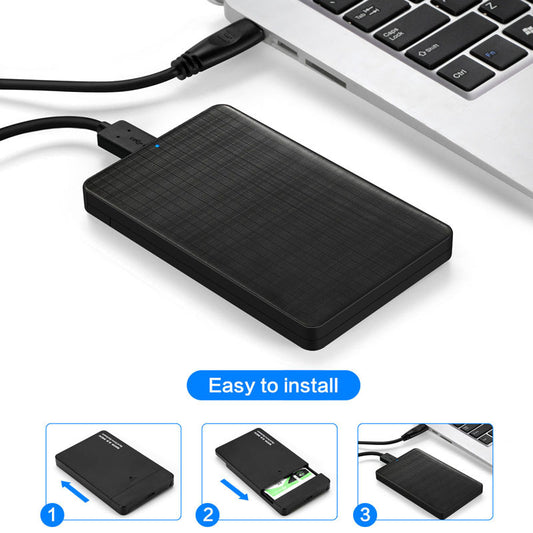 Caja Externa USB 3.0 para Disco Duro Móvil Diseño Profesional Patrón Geométrico